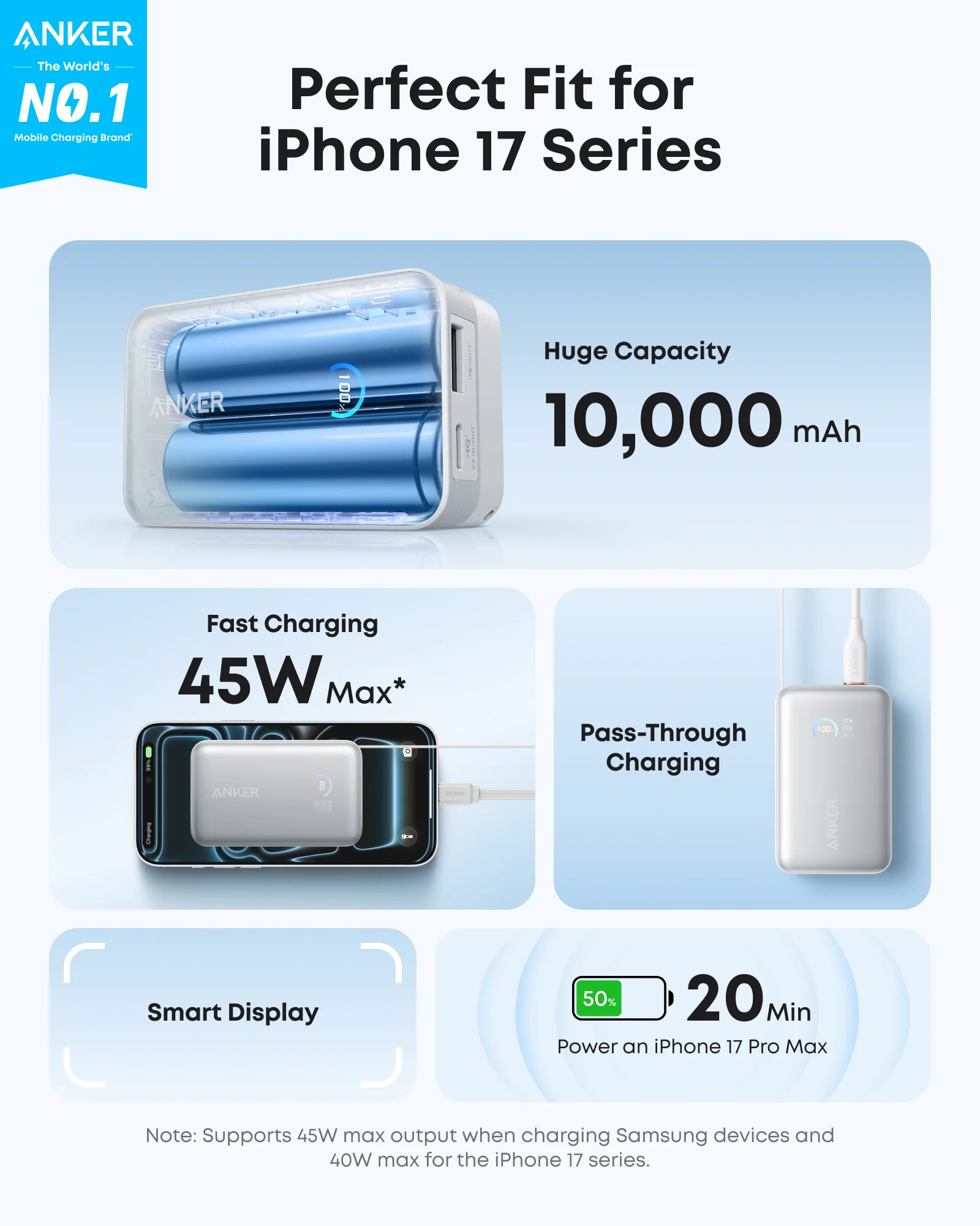 Anker Nano Power Bank (10K, 45W, Built-In Retractable USB-C Cable) - Image 15