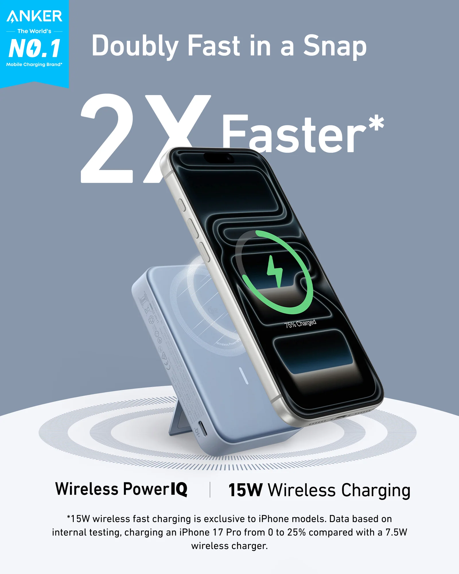 Anker MagGo Power Bank (10,000mAh), Qi2 15W Ultra-Fast Wireless Charging - Image 30