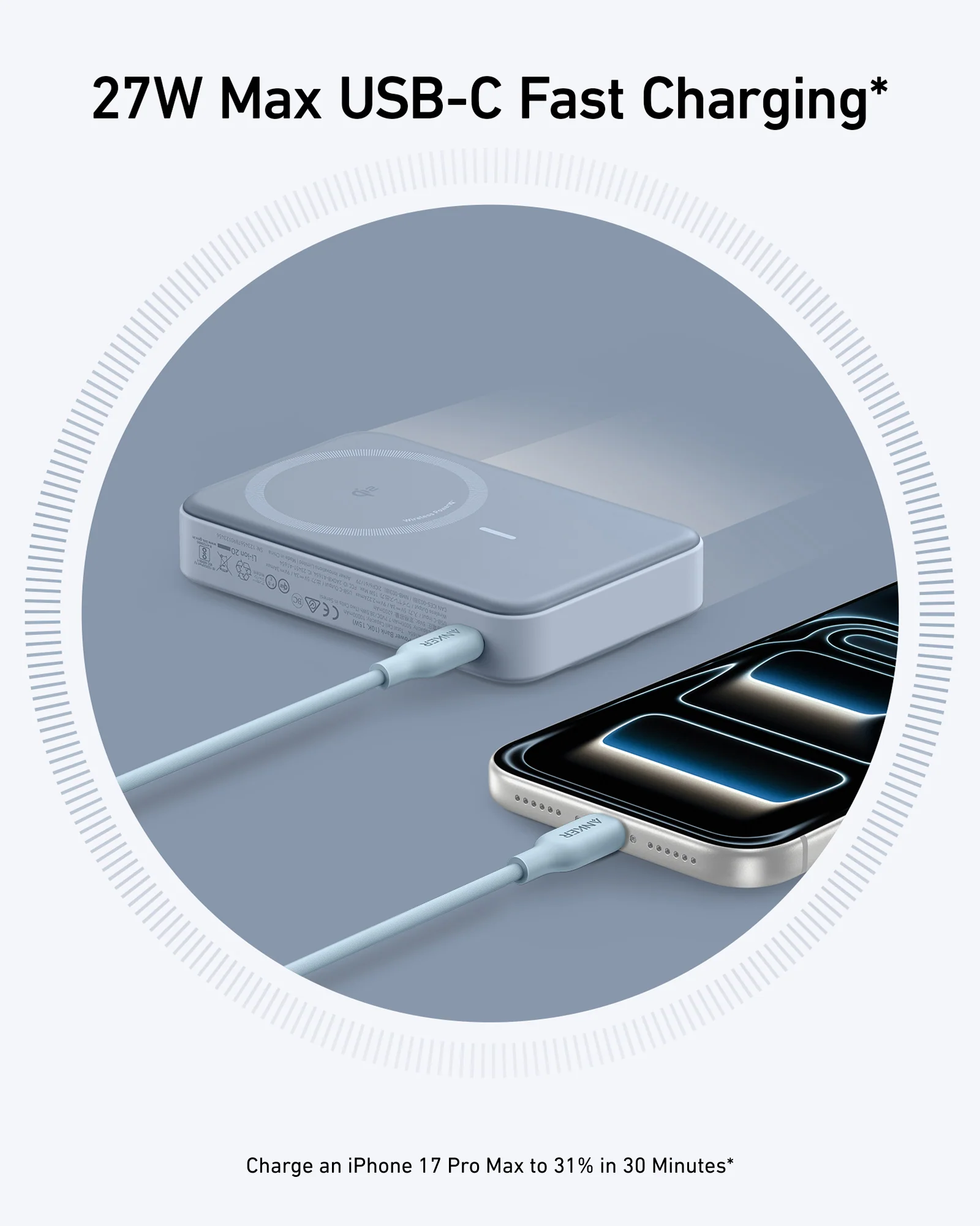 Anker MagGo Power Bank (10,000mAh), Qi2 15W Ultra-Fast Wireless Charging - Image 33