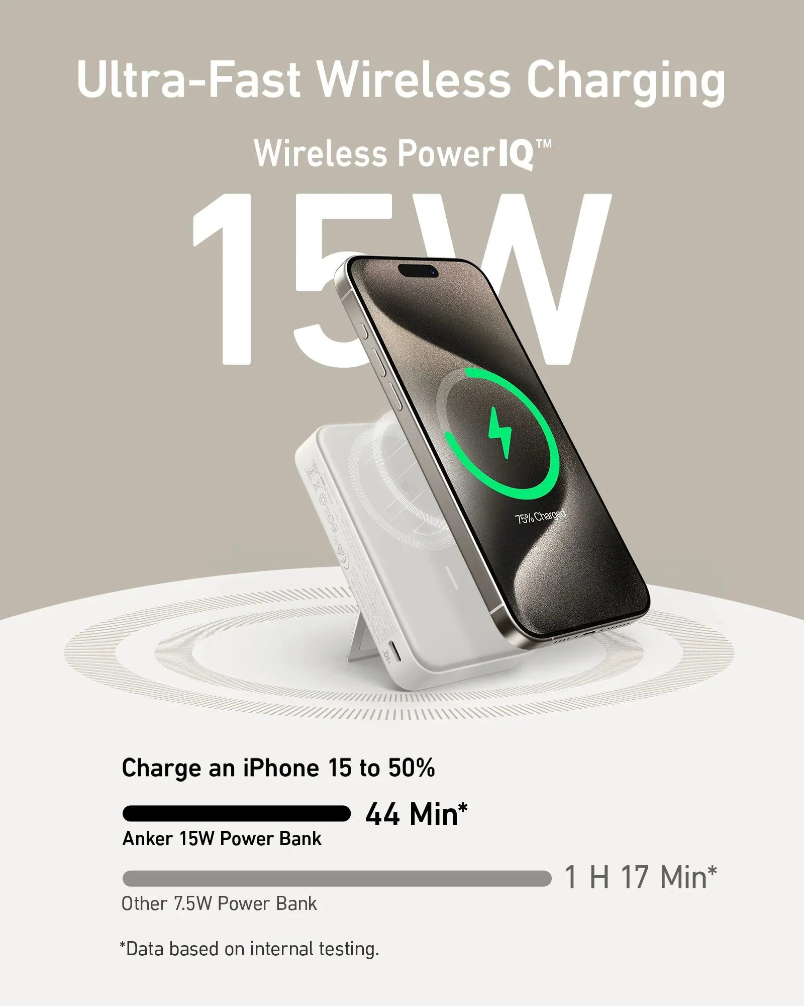 Anker MagGo Power Bank (10,000mAh), Qi2 15W Ultra-Fast Wireless Charging - Image 4