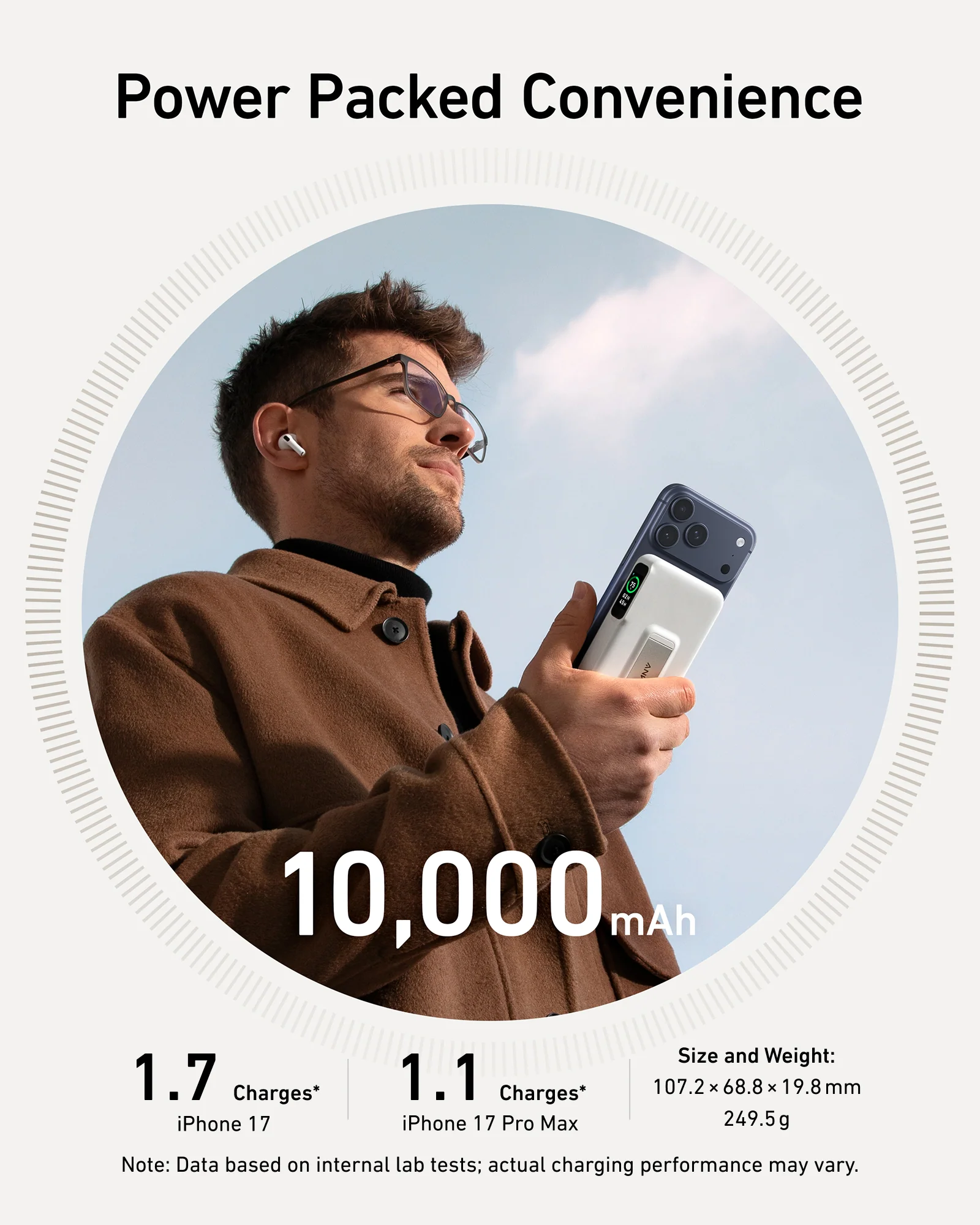 Anker MagGo Power Bank (10,000mAh), Qi2 15W Ultra-Fast Wireless Charging - Image 6