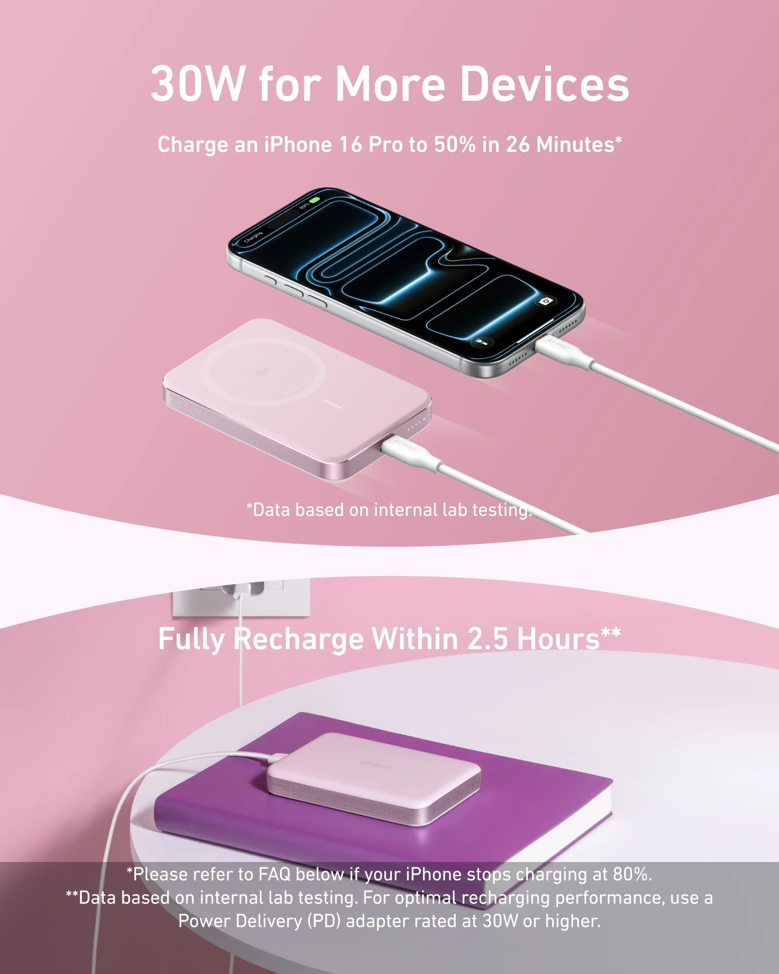 Anker MagGo Power Bank, 10,000mAh Wireless Charger, Ultra-Slim, 15W Fast Charging - Image 24