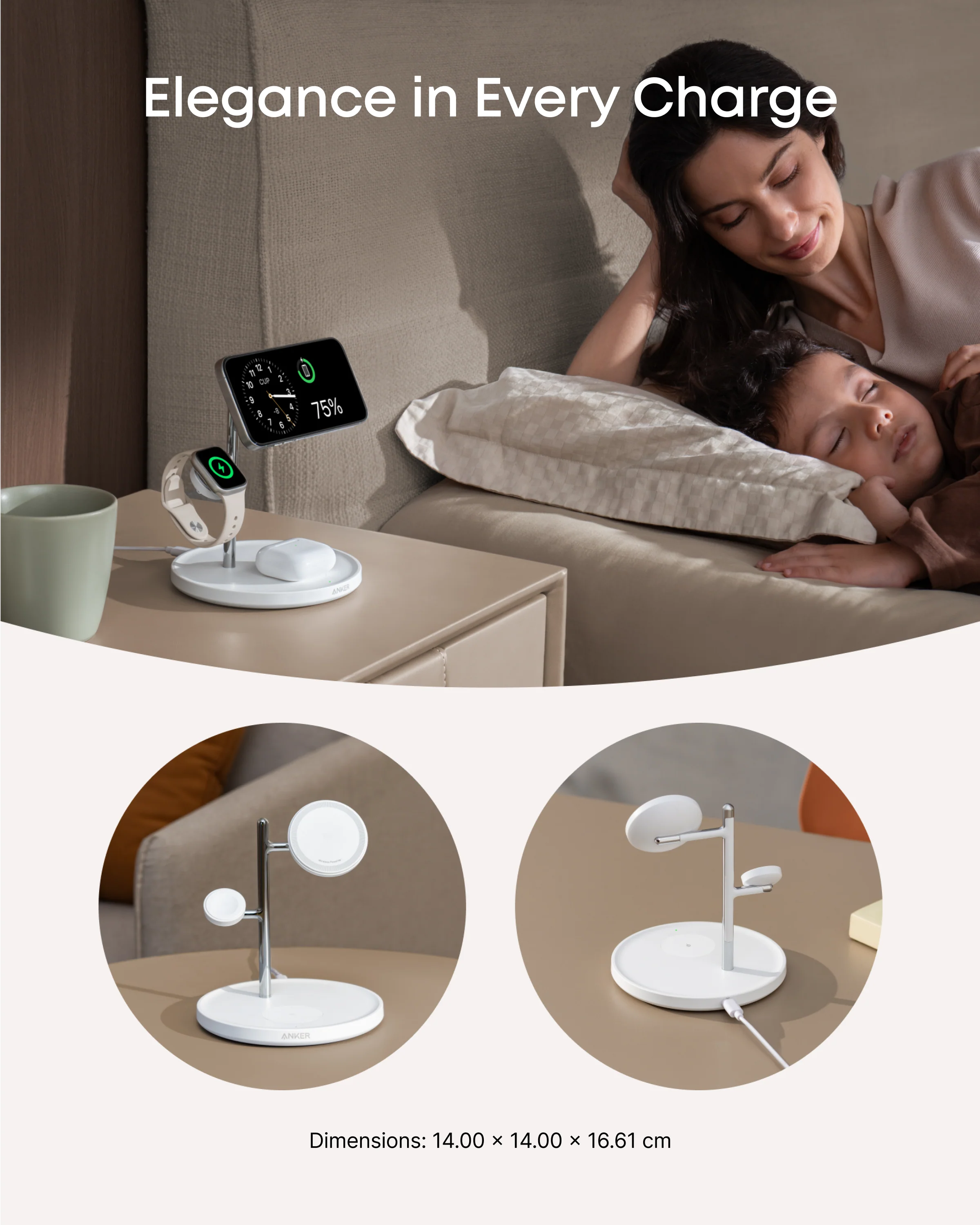 Anker MagGo Wireless Charger (2-in-1 Stand) - Image 13