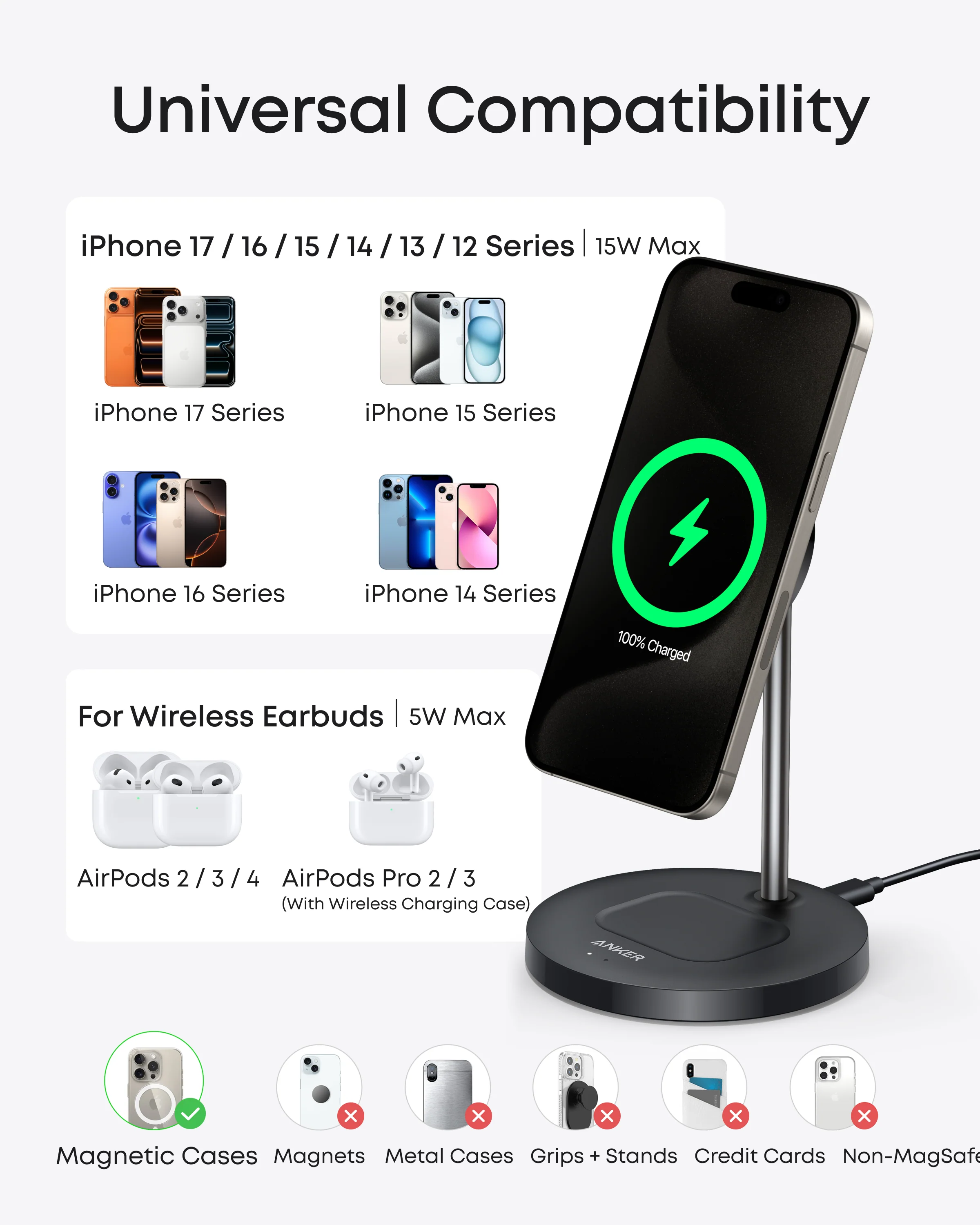 Anker MagGo Wireless Charger (2-in-1 Stand) - Image 6
