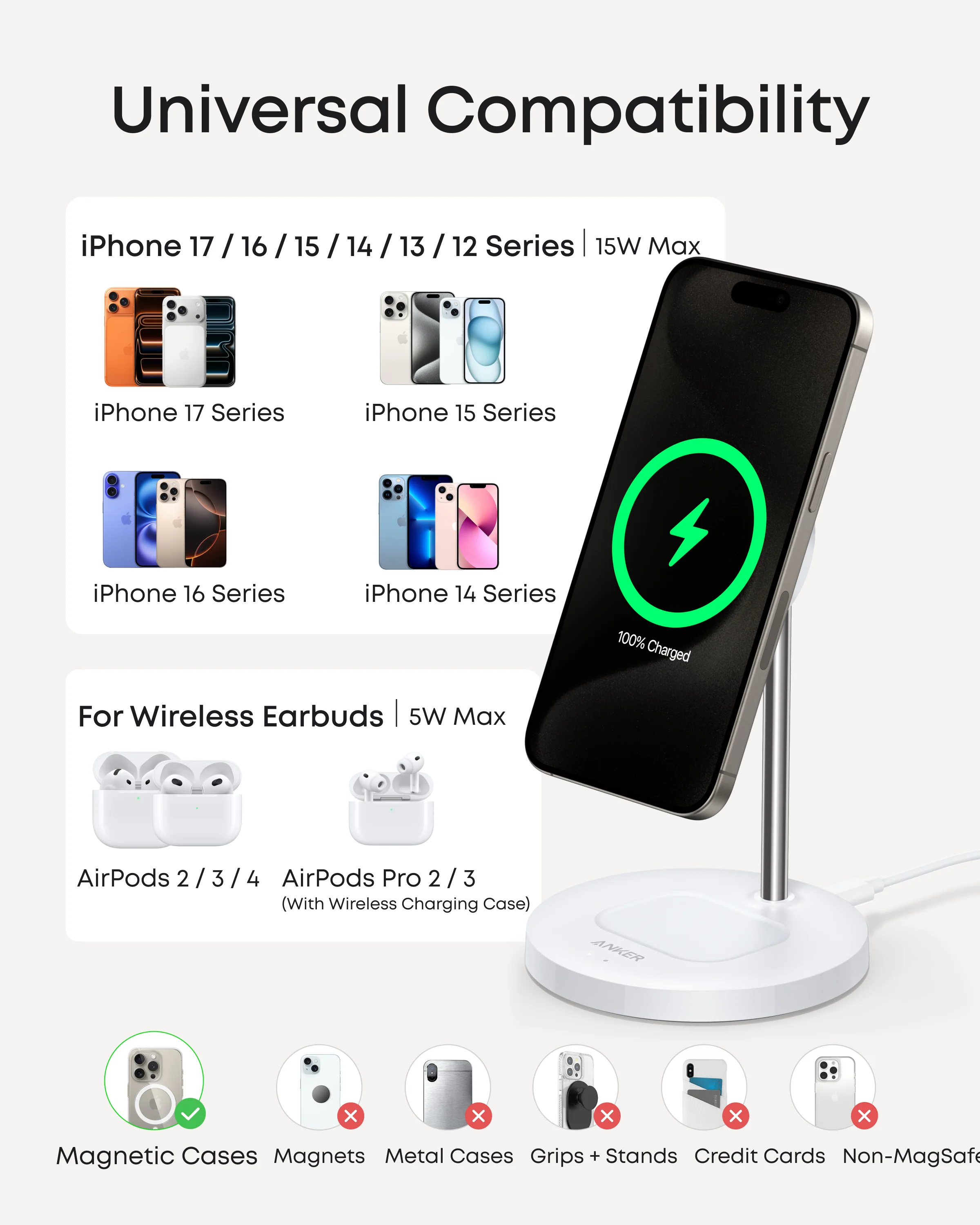 Anker MagGo Wireless Charger (2-in-1 Stand) - Image 7