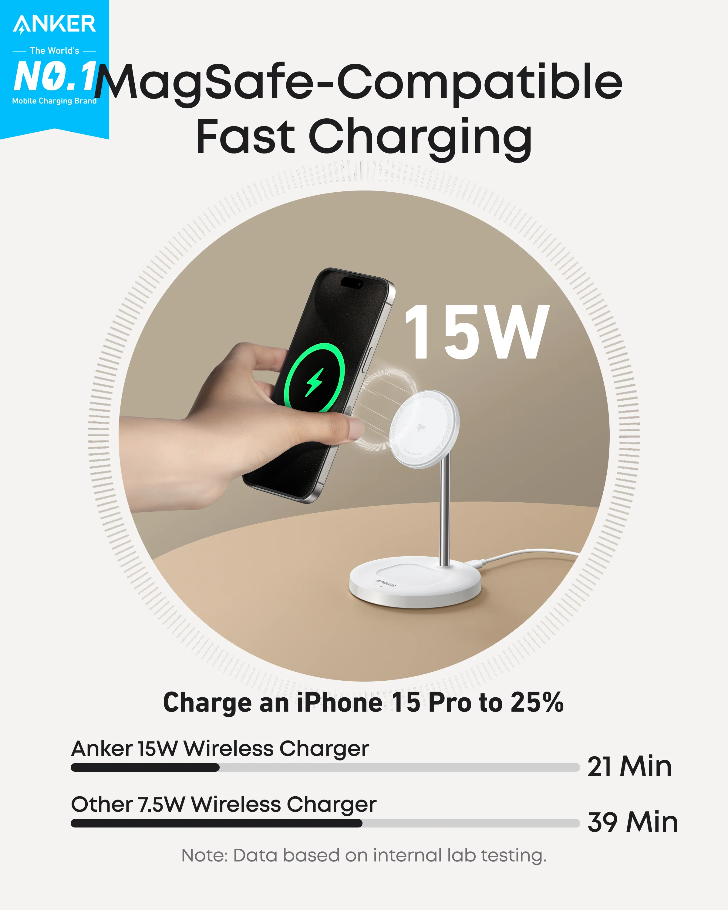 Anker MagGo Wireless Charger (2-in-1 Stand) - Image 9