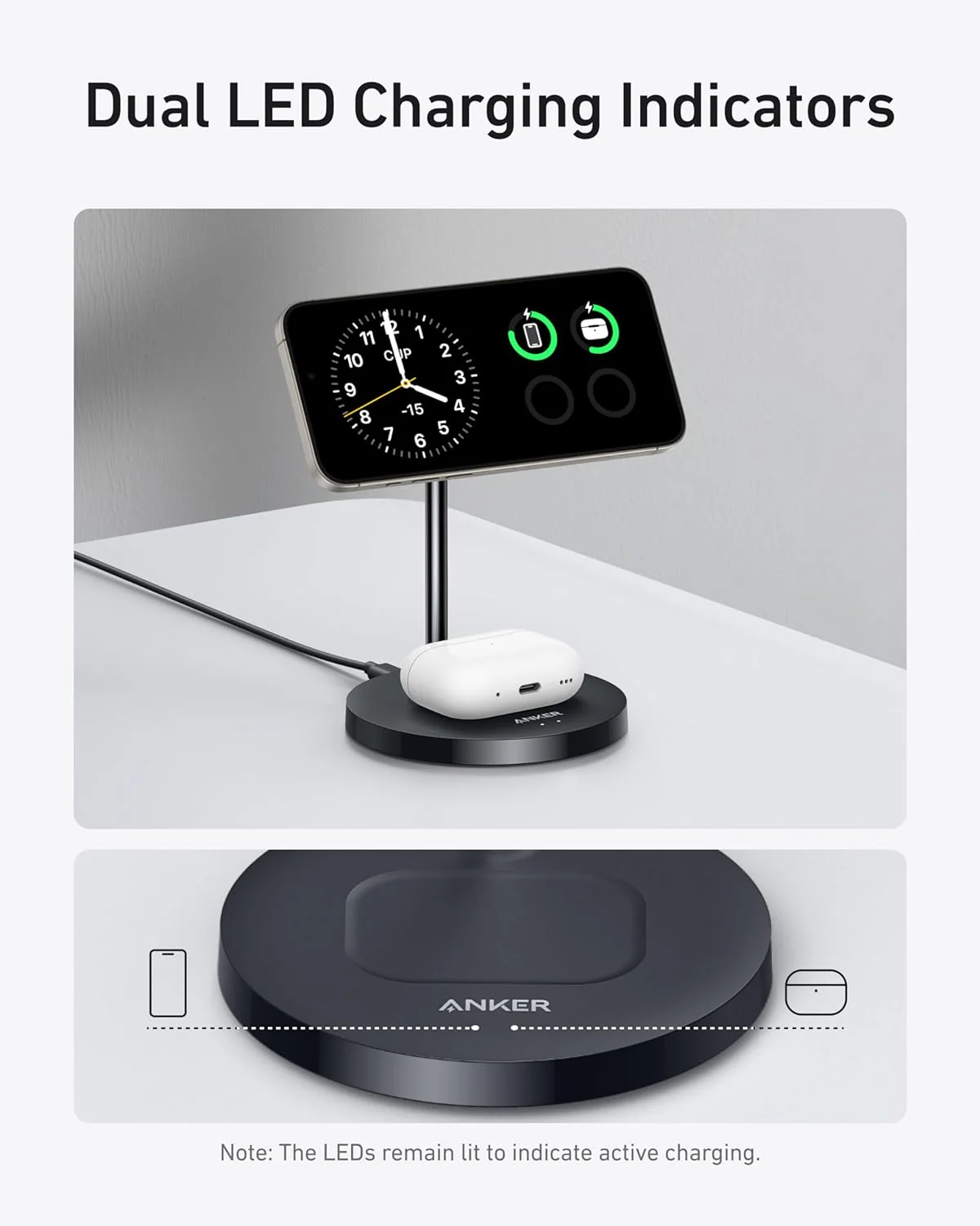 Anker MagGo Wireless Charger (2-in-1 Stand) - Image 3