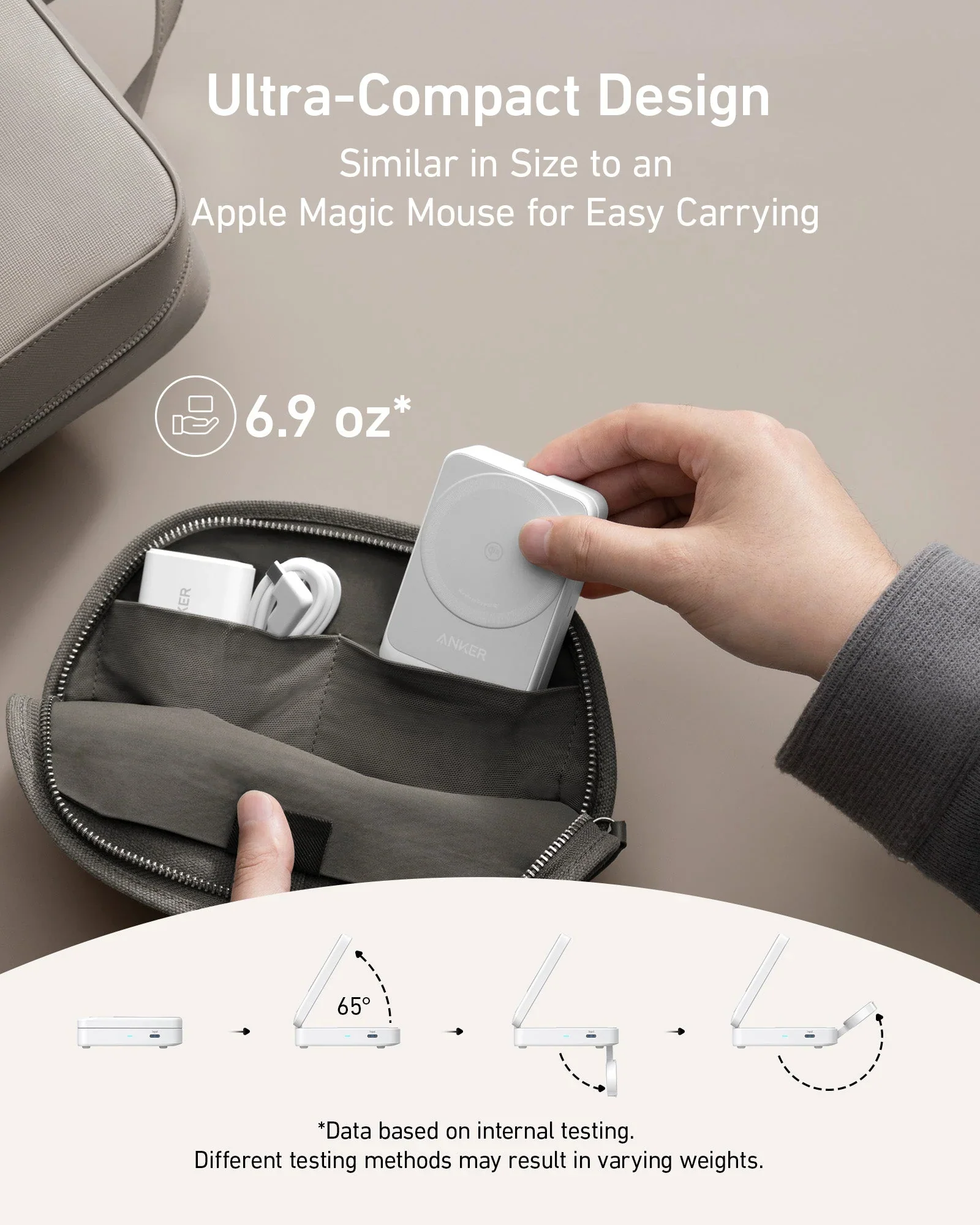 Anker MagGo Wireless Charging Station (Foldable 3-in-1) - Image 7