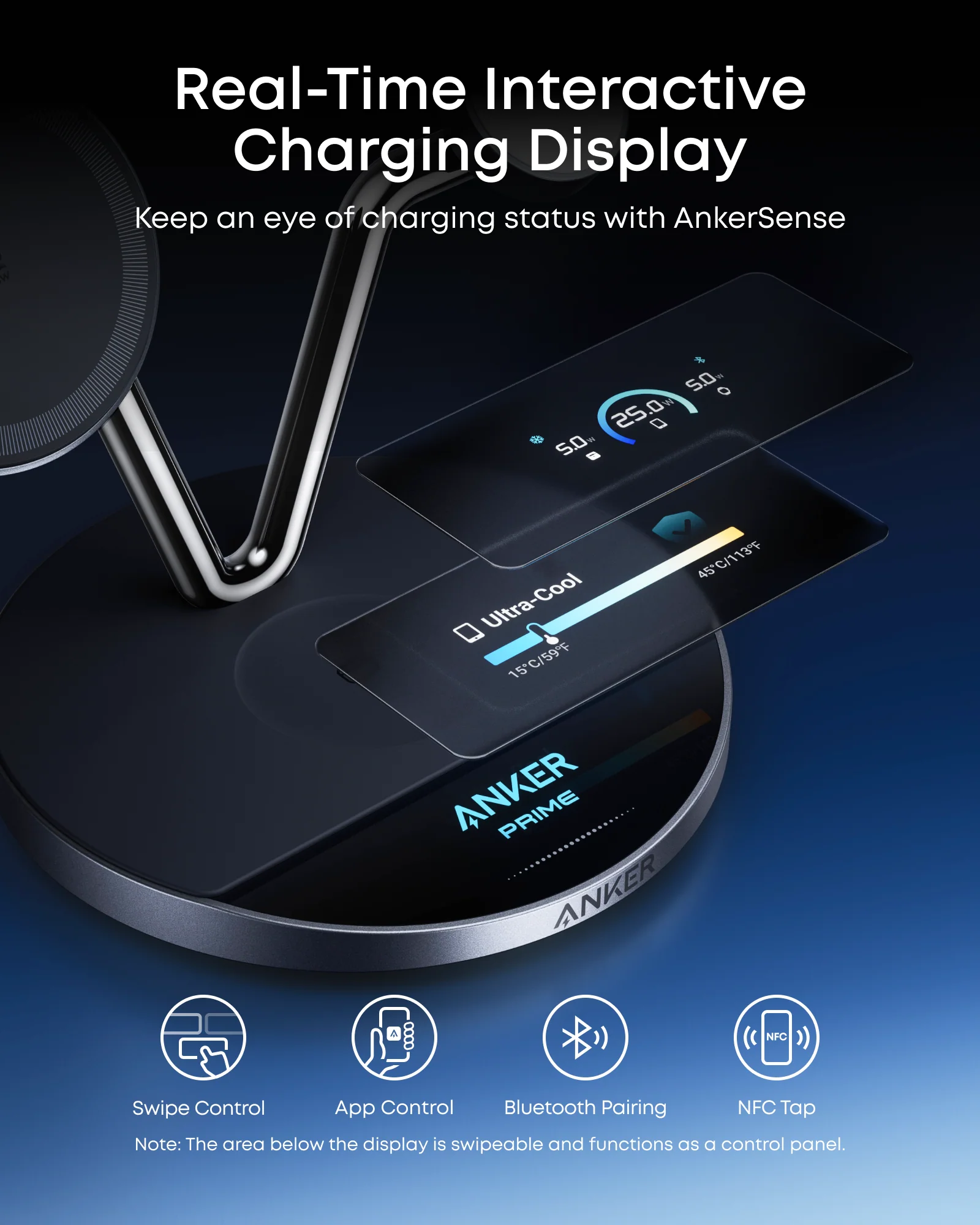 Anker Prime Wireless Charging Station (3-in-1, MagGo, AirCool, Dock Stand) - Image 5