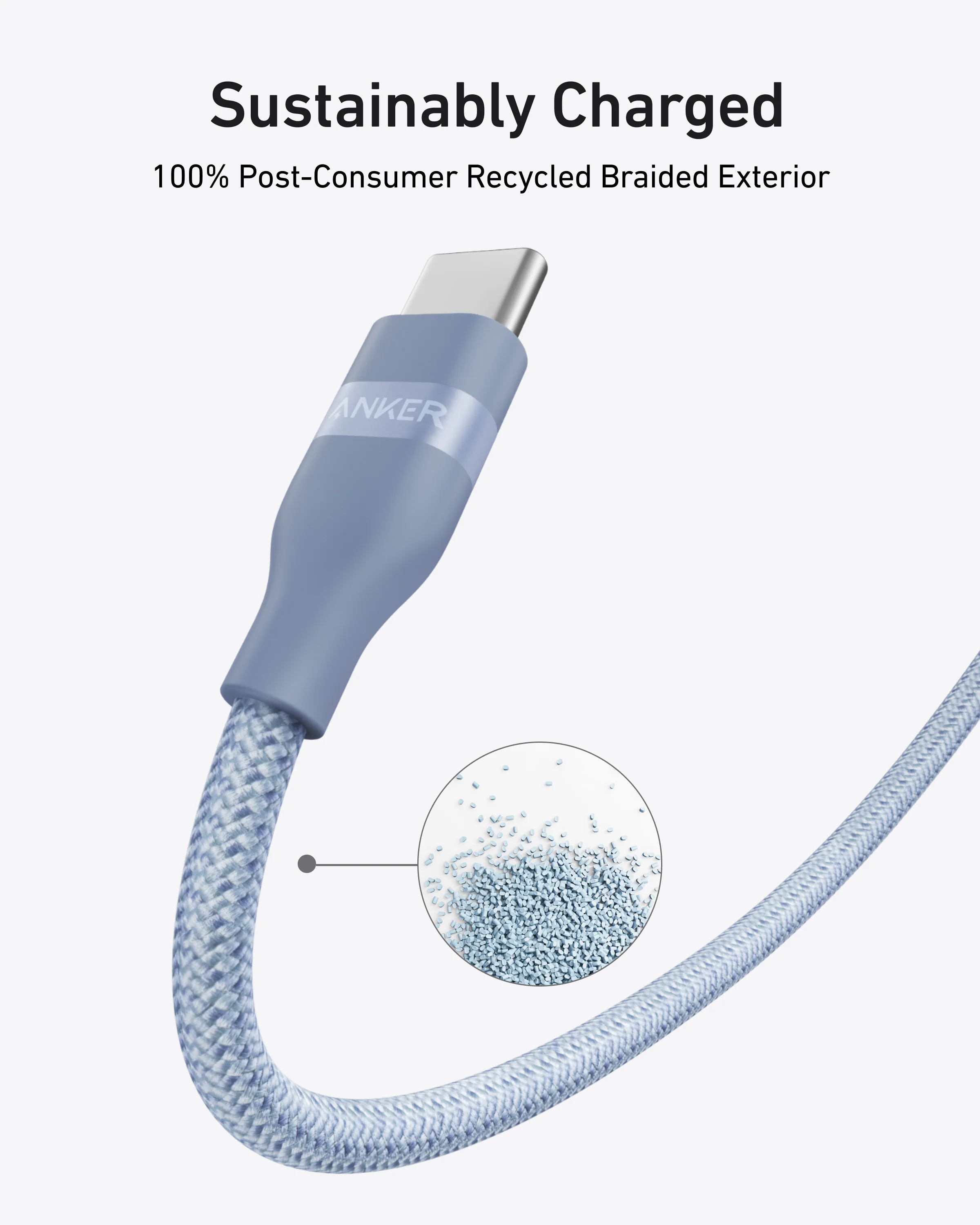 Anker USB-C to USB-C Cable (240W, Upcycled-Braided) - Image 16