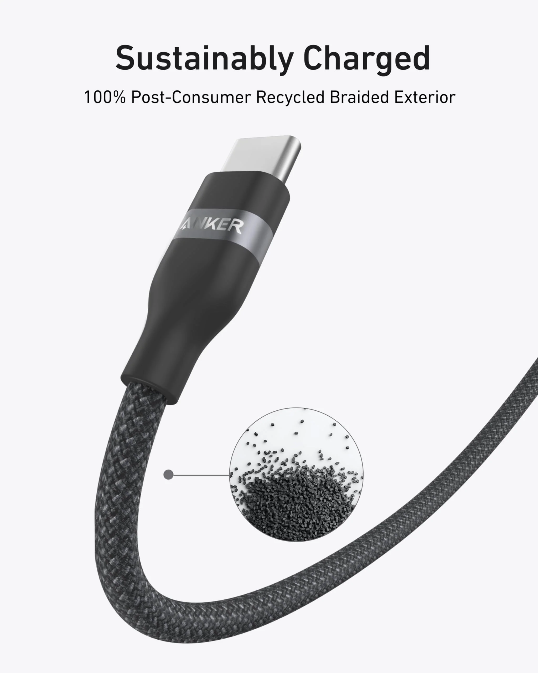 Anker USB-C to USB-C Cable (240W, Upcycled-Braided) - Image 39